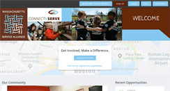 Desktop Screenshot of massvolunteers.org